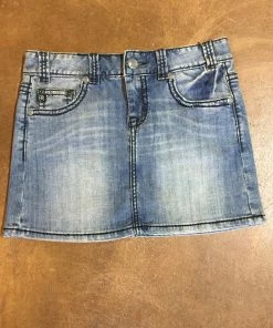 Rock & Roll Cowgirl Denim Skirt