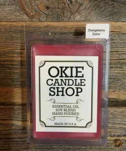 Okie Candle Shop Orangeberry Spice Candles Decor