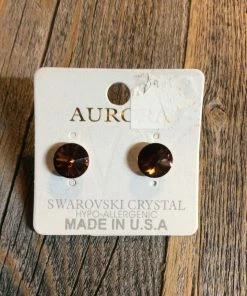 Aurora Swarovski Crystal Earrings Accessories