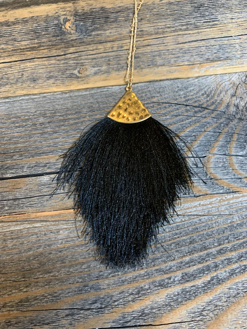 JJs Designs Accessories Thread Tassel Necklace