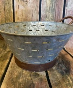 J Casa Decor Galvanized Olive Bucket