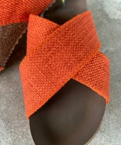 Volatile Newcastle Orange Sandals