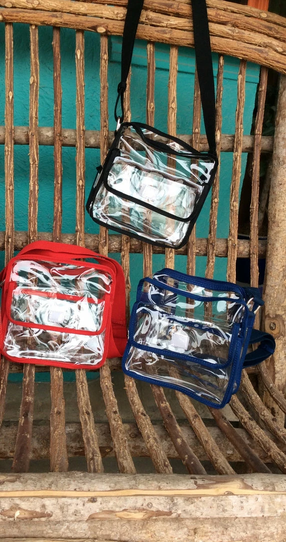 JJs Designs Clear Stadium Cross Body