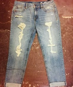 JJs Designs Miss Me Boyfriend Ankle Capris