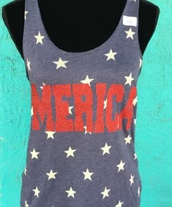 JJs Designs Glitter ‘Merica Tank Top
