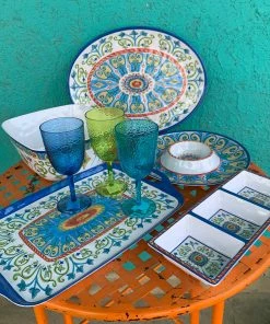 Certified International Melamine Dip/Chip Tray Decor