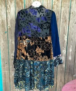 Adore Velvet Burnout Cardigan Dusters - Kimonos