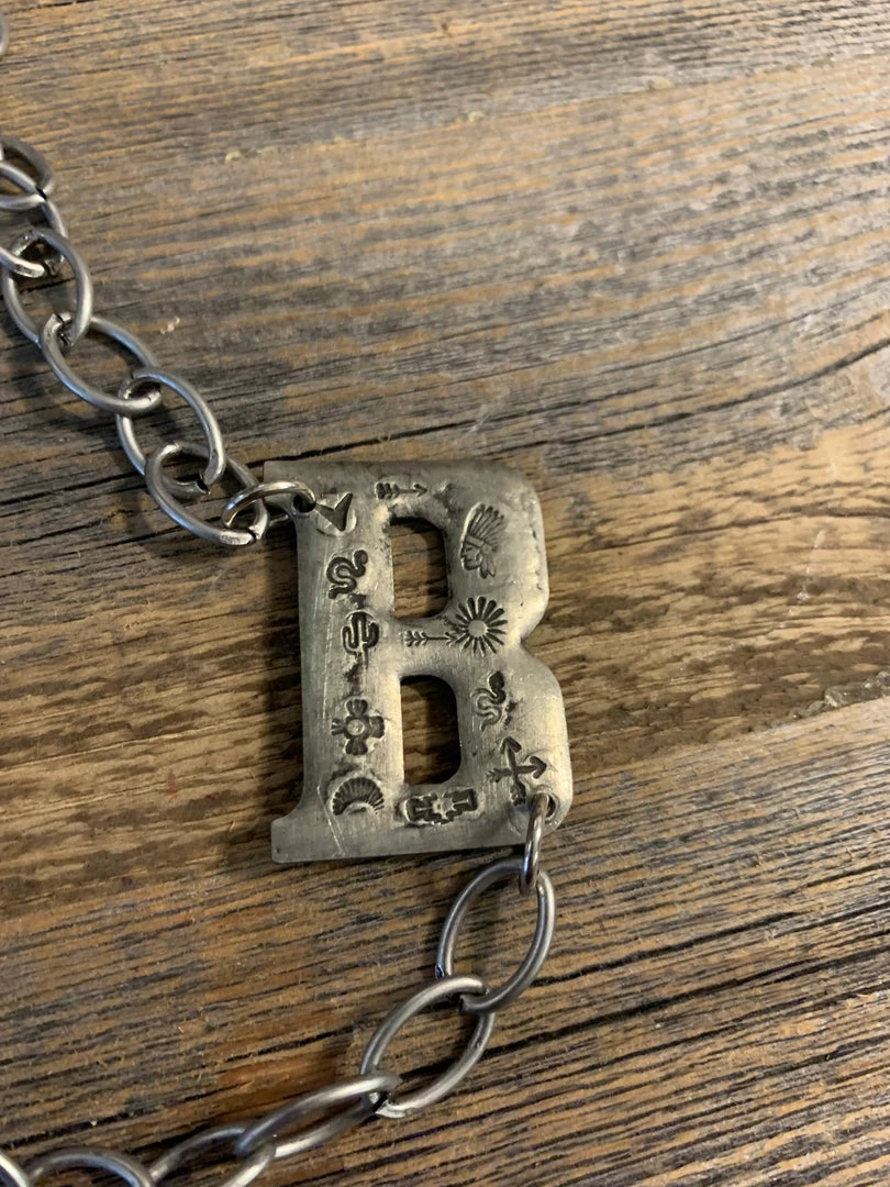 Art By Amy Jewelry Aztec “Initial” Necklace -various