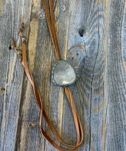 Art By Amy Leather/Stone Bolo Slides Accessories