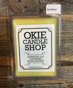 Okie Candle Shop Decor Butt Naked Candles