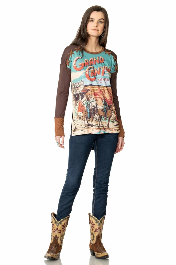Double D Ranchwear Grand Canyon Travel Top Ladies