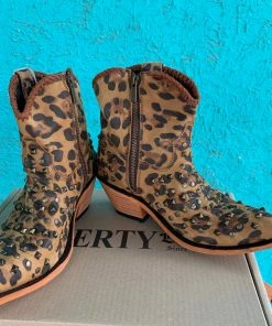 Liberty Black Boots Liberty Black Fiona Cheetah Bootie