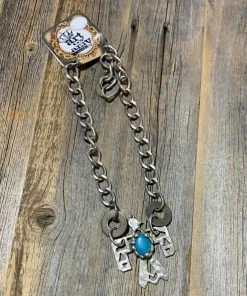 Art By Amy Falcon W/Turquoise Necklace
