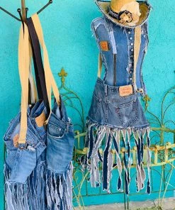 Rochelle Recycled Levi Jeans Purse Bags