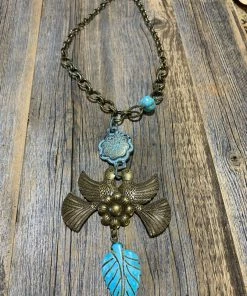 Art By Amy Two Dove Necklace Jewelry