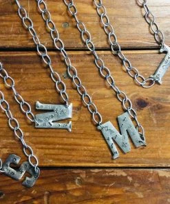 Art By Amy Jewelry Aztec “Initial” Necklace -various