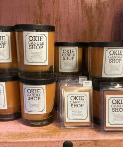 Okie Candle Shop Okie Teak Leather Candles & Melts Decor