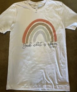 Kiss Seek What Is Above~ White T Shirt Ladies