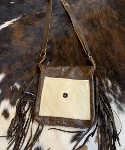 Mosco Creations Leather Flap Cross-Body Purse