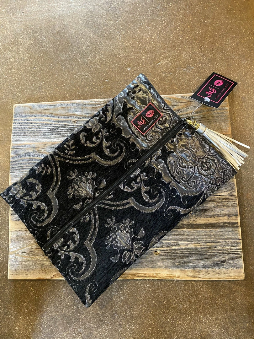 Makeup Junkie Bags Elegant Black Makeup Bag