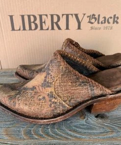 Liberty Black Boots Liberty Black Victoria Mule