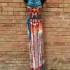 Ladies Flying Tomato Maxi Dress