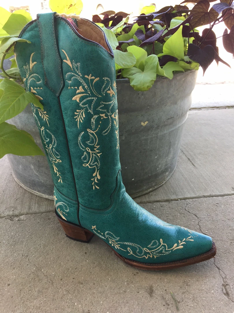 Circle G Turquoise Boot L5148 Boots