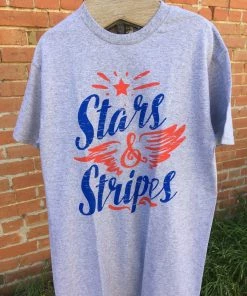 JJs Designs Stars And Stripes T-Shirt