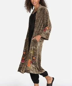 Johnny Was Keone Velvet Kimono Coat Dusters - Kimonos