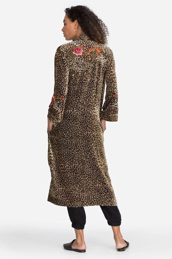 Johnny Was Keone Velvet Kimono Coat Dusters - Kimonos