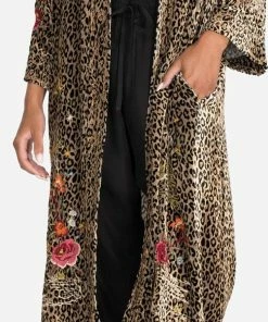Johnny Was Keone Velvet Kimono Coat Dusters - Kimonos