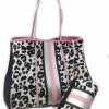 Julia Rose Gorgeous Neoprene Bag - Pink Leopard Bags