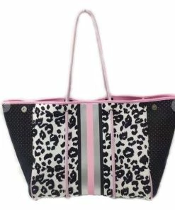 Julia Rose Gorgeous Neoprene Bag - Pink Leopard Bags