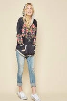 Andree By Unit Ladies Hoodie With Embroidery