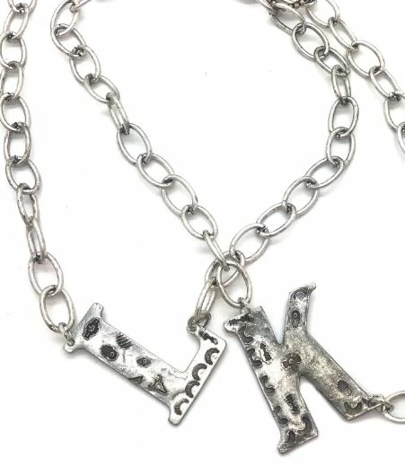 Art By Amy Jewelry Aztec “Initial” Necklace -various