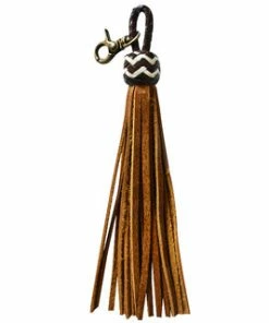 American Darling Accessories Leather Tassel Key Chain