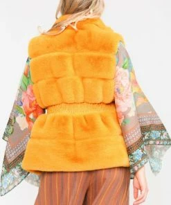 Aratta Dusters - Kimonos Mustard Winter Spice Vest