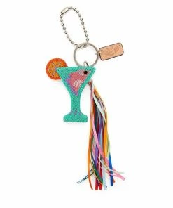 Martini Celebration Charm & Keychain By Consuela
