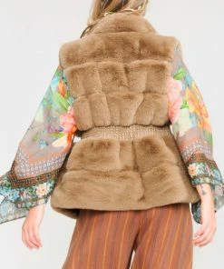 Aratta Vintage Oatmeal Winter Spice Vest