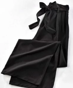 Charlie Paige Ladies Belted Wide Leg Pants