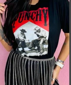 P&PD WHOLESALE Accessories Punchy Cowboys Tee Shirt DRESS
