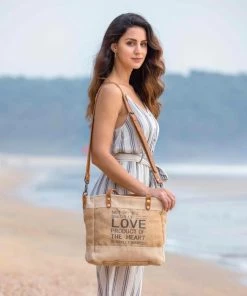 Myra Bag SUSTAINABLE ORGANIC FABRIC MARKET BAG Bags