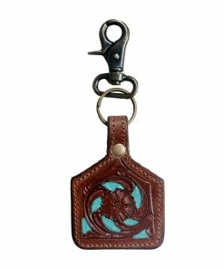 Myra Bag Accessories TURQUOISE HUES KEYCHAIN