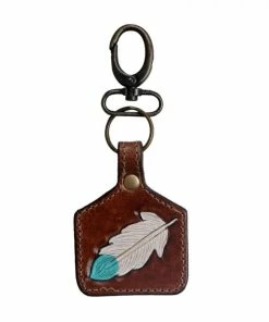 Myra Bag AZURE QUILL KEYCHAIN Accessories