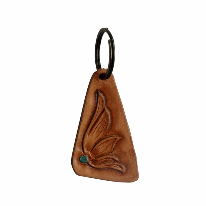 Myra Bag ENGRAVED FLEUR KEYCHAIN