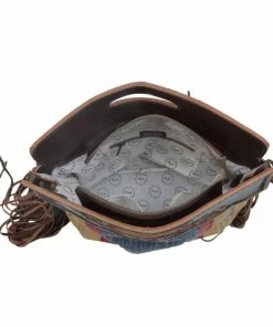 Myra Bag BLUE STREAM HAND-TOOLED BAG