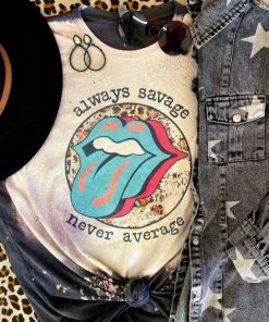 P&PD WHOLESALE Always Savage Never Average Savage Tee Accessories