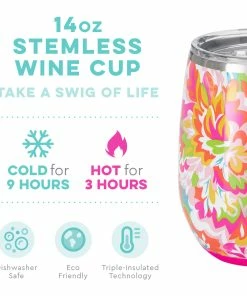 Swig Life Decor Hawaiian Punch Stemless Cup