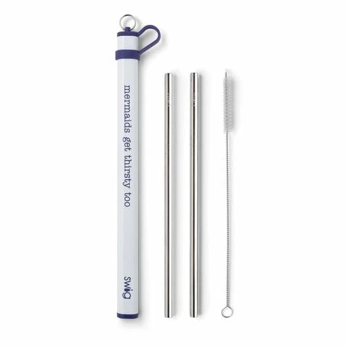 Swig Life Double Stainless Steel Straws - 5 Colors