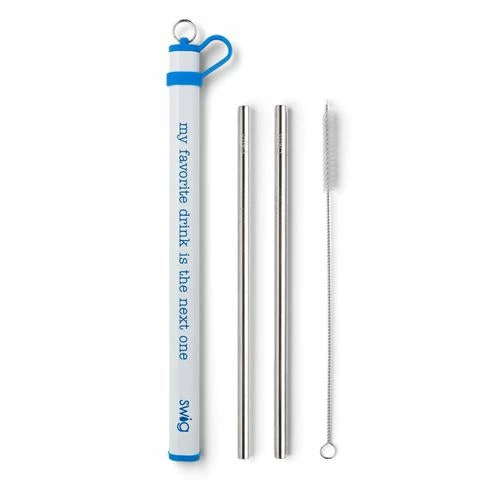 Swig Life Double Stainless Steel Straws - 5 Colors